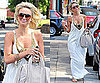 Photos of Alex Curran in White Maxi Dress for First England Game of World Cup