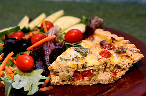 Recipe For Tofu, Tomato, and Basil Quiche