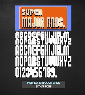 Vintage Video Game Fonts