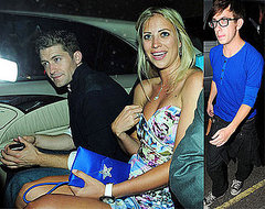 Pictures of Glee Cast Matthew Morrison Leaving Boujis Nightclub With Richard Branson's Daughter Holly