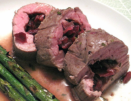 Joanne Weir's Recipe For Cherry and Onion Stuffed Pork Tenderloin