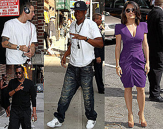 Pictures of Salma Hayek, Jay-Z, Diddy, and Eminem on The Late Show With David Letterman 2010-06-22 09:15:00