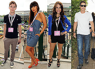 Pictures of Nicholas Hoult, Jameela Jamil, Jessica Lowndes and Rob Lowe at Wimbledon 2010