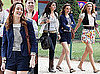 Pictures of Leighton Meester, Selena Gomez and Katie Cassidy Filming