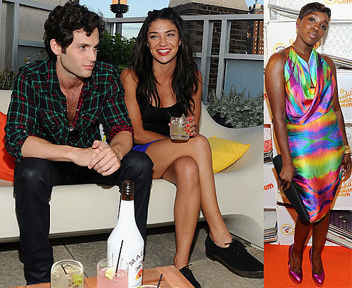 Pictures of Jessica Szohr and Penn Badgley at Malibu Party in NYC With Estelle, Sean Paul, Cobra Starship 2010-06-22 19:30:44