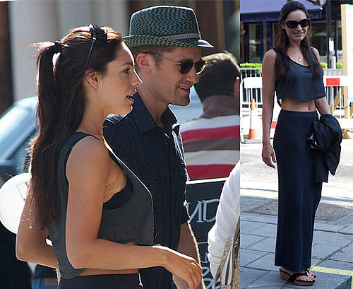 Pictures of Kelly Brook and Glee Matthew Morrison Out in London Together 2010-06-24 16:00:13