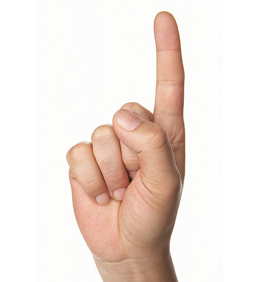 Use your fingers!