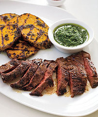 Grilled Skirt Steak With Herb Sauce Recipe