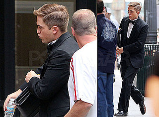 Pictures of Robert Pattinson in Tuxedo Filming Water For Elephants 2010-07-01 12:08:40