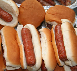 Calories in Hamburgers and Hot Dogs