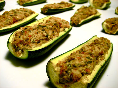 Healthy Recipe: Creamy Zucchini Boats