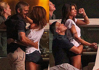 Pictures of Elisabetta Canalis and George Clooney in Italy Over Fourth of July
