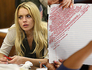 Pictures of Lindsay Lohan Crying in Court