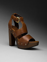 brown platform sandals