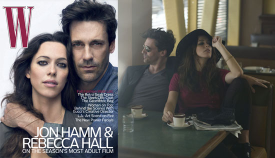 Pictures of Jon Hamm and Rebecca Hall
