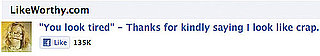 Facebook Like Button Website Likeworthy.com