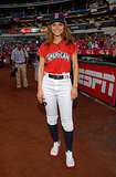 Pictures of Maria Menounos, Jon Hamm, and Mario Lopez at Taco Bell All-Star Legends and Celebrity Softball Game