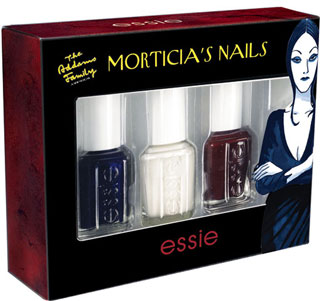 New Morticia Addams Essie Nail Polish Collection