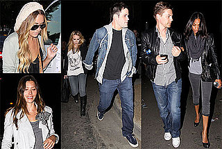 Pictures of Lauren Conrad, Jessica Biel, and Hilary Duff at the Kings of Leon Concert in LA