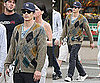 Pictures of James Franco Walking in Canada