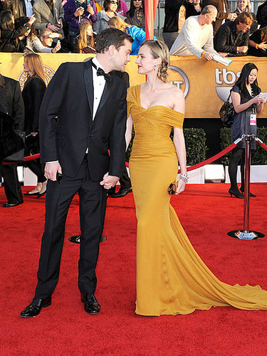 Diane dazzled in marigold Jason Wu at the 2010 SAG Awards.
Diane dazzled in marigold Jason Wu at the 2010 SAG Awards.