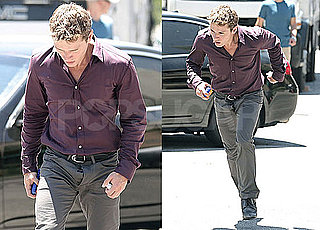 Pictures of Ryan Phillippe With His Fly Unzipped on the Set of The Lincoln Lawyer