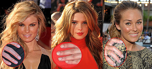 New Celebrity Light White Nail Polish Trend