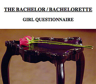 Questions on ABC's The Bachelor Application Form