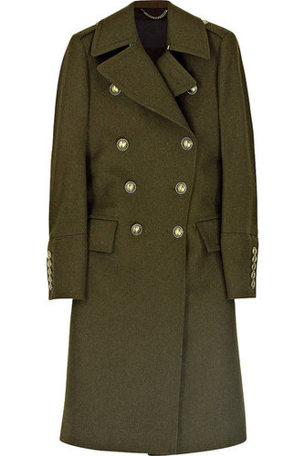 Burberry Prorsum | Double-breasted wool-blend military coat | 1995