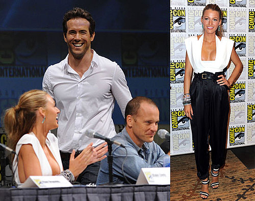 Pictures of Blake Lively and Ryan Reynolds Promoting Green Lantern at Comic-Con