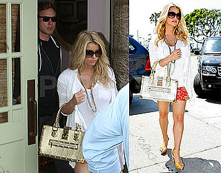 Pictures of Jessica Simpson on a Lunch Date With Eric Johnson