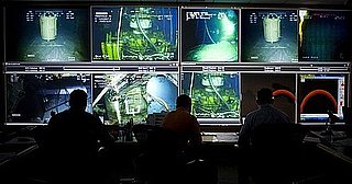 BP Photoshop of Oil Leak Command Center