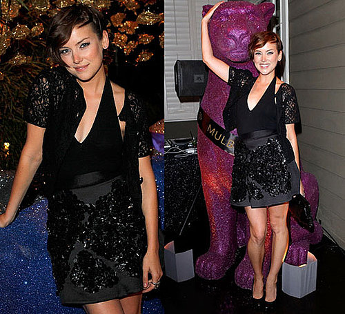 Pictures of Jessica Stroup at Mulberry Party in LA