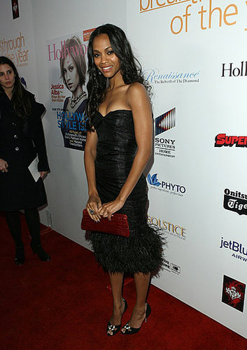Zoe in a fluffy LBD at the Hollywood Life Breakthrough of the Year Awards in '07.
Zoe in a fluffy LBD at the Hollywood Life Breakthrough of the Year Awards in '07.