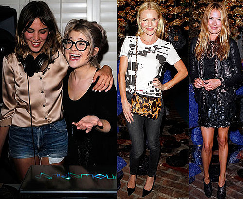 Pictures of Kelly Osbourne Laughing With Alexa Chung At Mulberry Party After Breakup, Plus Kate Bosworth, Cat Deeley