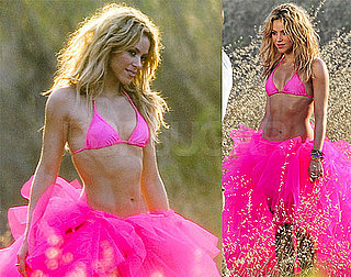 Shakira Bikini Pics in Pink For Ibiza Photo Shoot