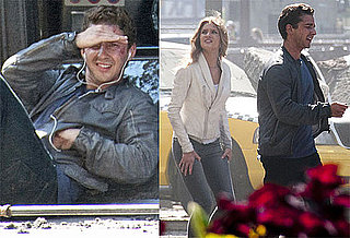 Pictures of Shia LaBeouf and Rosie Huntington-Whiteley on the Set of Transformers 3 2010-07-22 14:00:00