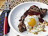 Food Network Recipe For Grilled Steak and Eggs With Beer and Molasses