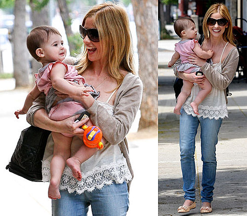 Pictures of Sarah Michelle Gellar Leaving Lunch With Baby Charlotte