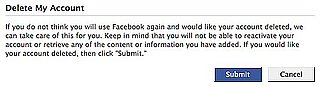 Delete Facebook Feature Being Tested