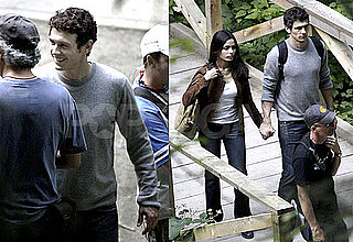 Pictures of James Franco and Freida Pinto Shooting Rise of the Apes