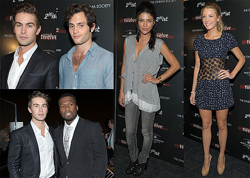 50 Cent, Blake Lively, Chace Crawford, Penn Badgley, Jessica Szohr and Ewan MacGregor at a Screening of Twelve 2010-07-29 17:00:00