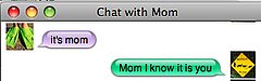 iChat: It's Mom