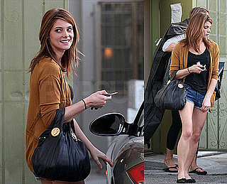 Ashley Greene Gets Dressed As She Preps For Teen Choice Awards