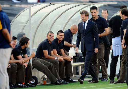 Pictures of Becks and Shirtless Ronaldo Pictures of Becks and Shirtless Ronaldo