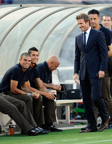 Pictures of Becks and Shirtless Ronaldo Pictures of Becks and Shirtless Ronaldo