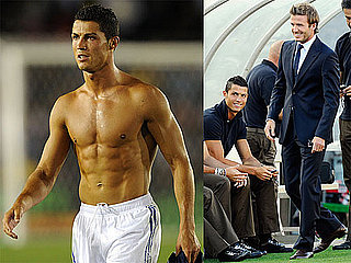 Pictures of Shirtless Cristiano Ronaldo and David Beckham in LA