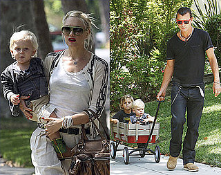 Gwen Stefani, Gavin Rossdale, and the Boys Spend a Day at Grandma and Grandpa's