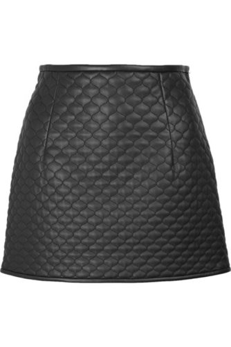 Chloé | Leather A-line mini skirt | NET 1790