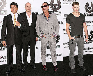 Pictures of Kellan Lutz, Sylvester Stallone, Mickey Rourke, Bruce Willis at The Expendables LA Premiere